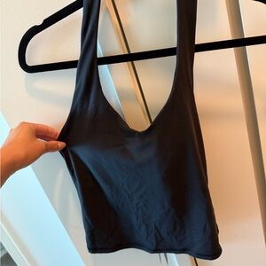 Aritzia golden butter halter Sports tank